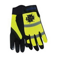 M200 Mechanics Gloves with High Visibility Reflective Strips (Medium)